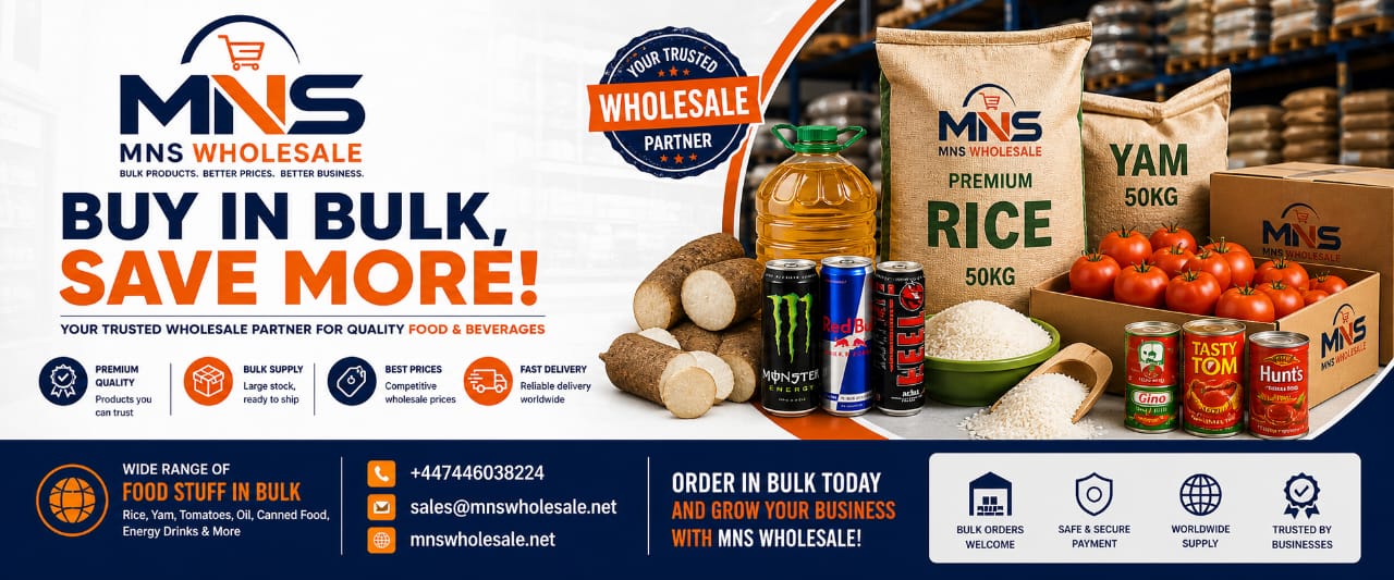 MNSWHOLESALE Promotional Flyer - Wholesale Food Products