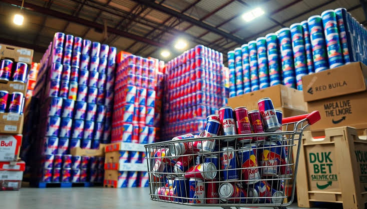 1 Case Red Bull Energy Drink | 108 Cases per pallets view 2